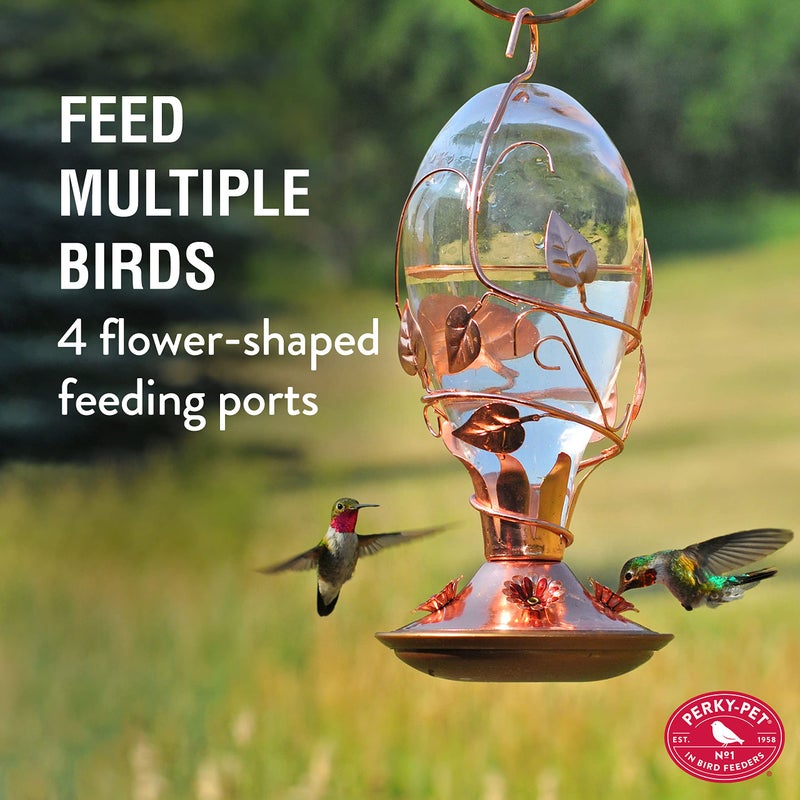 Perky-Pet Looking Glass Hummingbird Feeder - 8110H-1 - Humming bird Feeder for Outdoors - 32 oz Nectar Capacity - Image 2