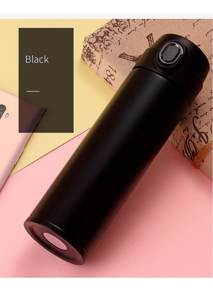 NIBEMINENT Boutique thermos flask coffee thermos flask, portable hot or cold water bottle  - Image 1