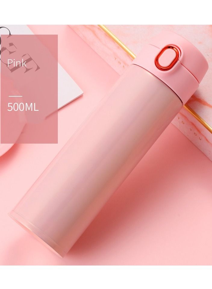 NIBEMINENT Boutique thermos flask coffee thermos flask, portable hot or cold water bottle  - Image 2