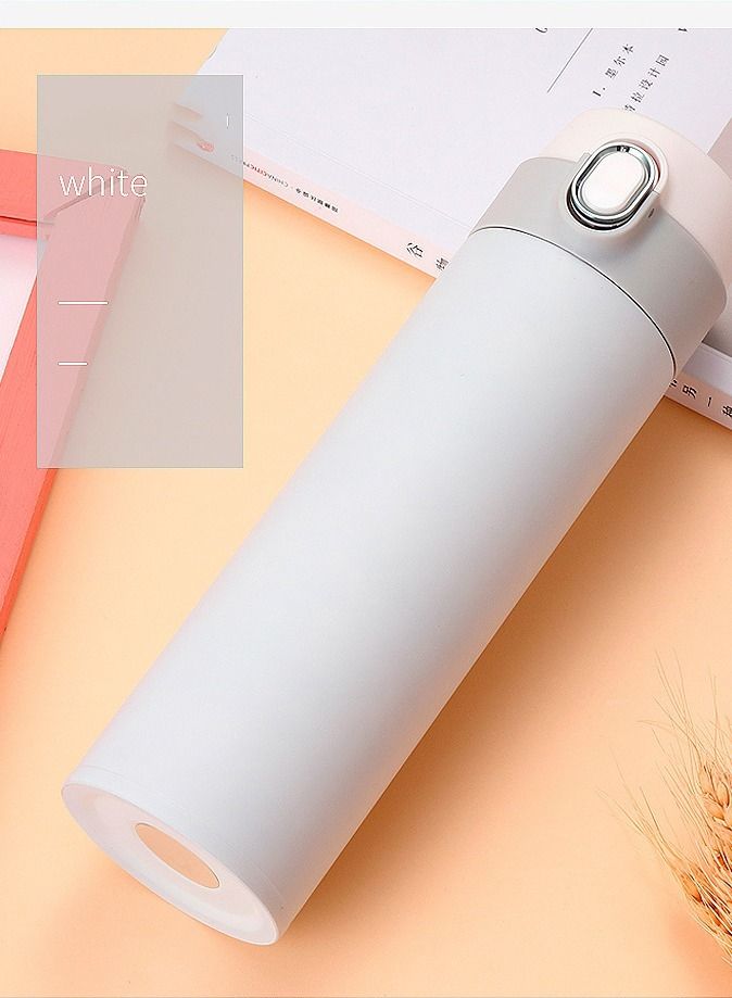 NIBEMINENT Boutique thermos flask coffee thermos flask, portable hot or cold water bottle  - Image 4