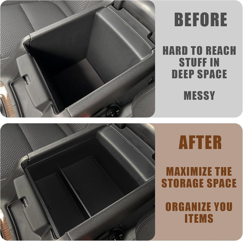 Muslogy Center Console Organizer for GMC Acadia 2017-2023 - Image 4