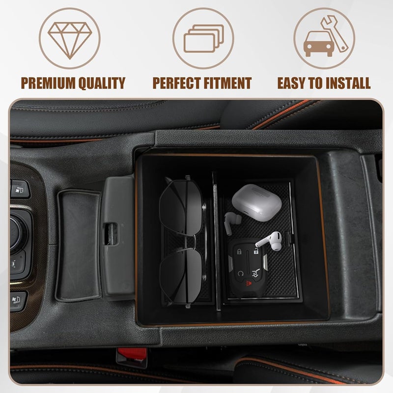 Muslogy Center Console Organizer for GMC Acadia 2017-2023 - Image 3