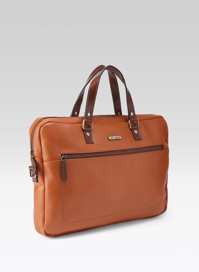 Celtic Premium Genuine Leather Business Messenger Laptop Bag - Image 2