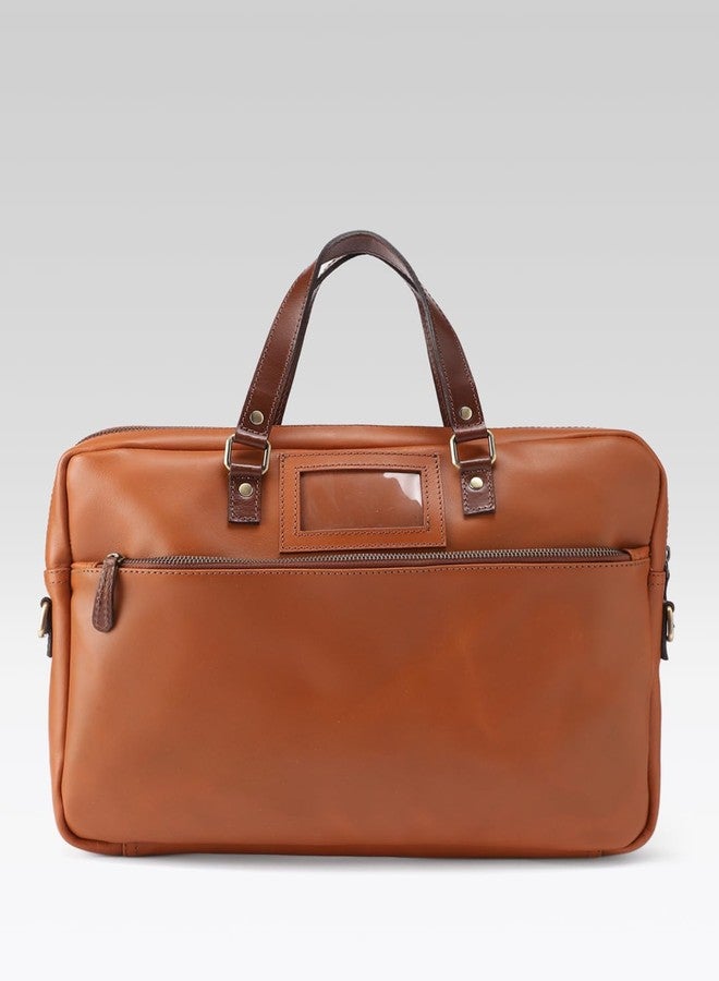 Celtic Premium Genuine Leather Business Messenger Laptop Bag - Image 3