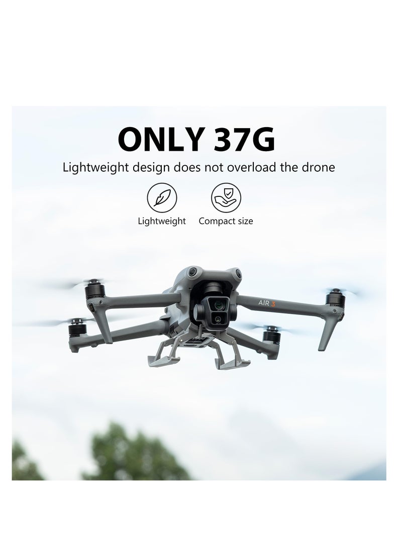 Foldable Landing Gear Kit for DJI Air 3 Drone Accessories Extended Height Grey - Image 4