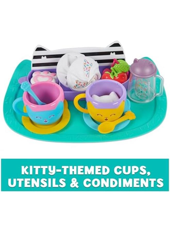 Gabby's Dollhouse Sprinkle Party Sweet Treat Set Pretend Play Kitchen Hot Cocoa Party Set With Fruit And Sprinkles Kids Toys For Girls And Boys 3 Plus - Image 4