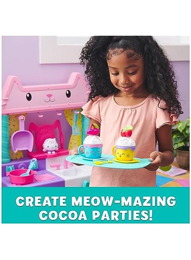Gabby's Dollhouse Sprinkle Party Sweet Treat Set Pretend Play Kitchen Hot Cocoa Party Set With Fruit And Sprinkles Kids Toys For Girls And Boys 3 Plus - Image 3