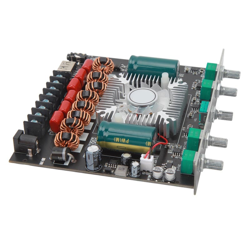 2 1 Channel Amplifier Board With Hifi Chip For Studio Audio System Aux Connection - Image 4