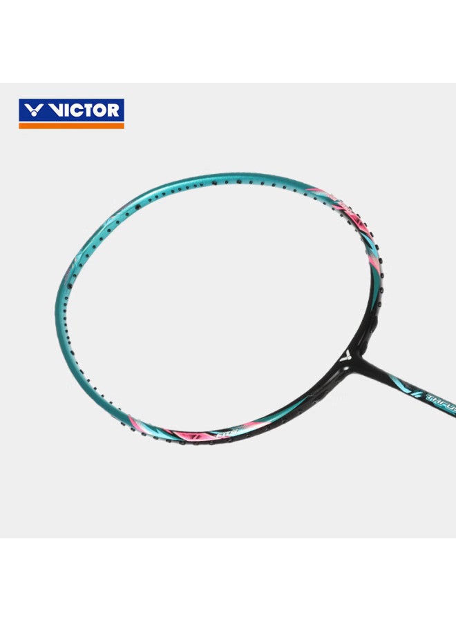 Victor Victor Badminton Racket, Single Racket, For Men And Women Beginners, Lightweight, High-power Offensive Racket, Upgraded Iron Hammer Tk-hmr Pro, Turquoise Green  - Image 4
