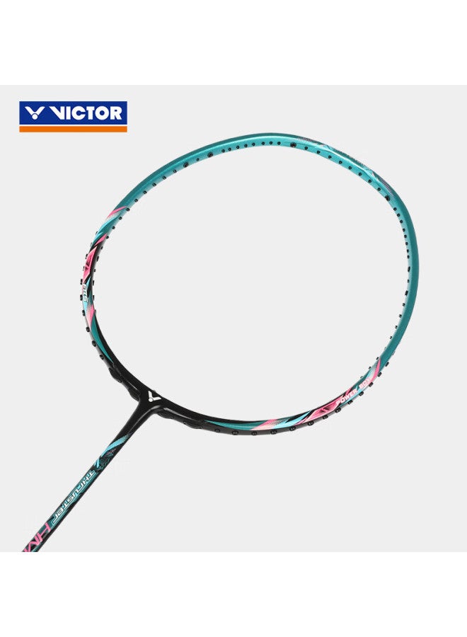 Victor Victor Badminton Racket, Single Racket, For Men And Women Beginners, Lightweight, High-power Offensive Racket, Upgraded Iron Hammer Tk-hmr Pro, Turquoise Green  - Image 3