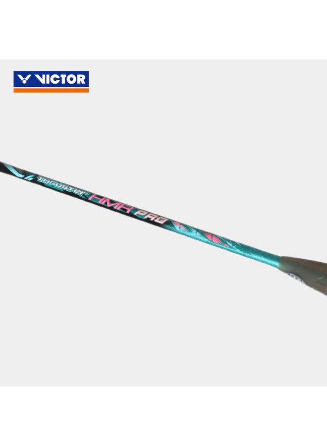 Victor Victor Badminton Racket, Single Racket, For Men And Women Beginners, Lightweight, High-power Offensive Racket, Upgraded Iron Hammer Tk-hmr Pro, Turquoise Green  - Image 5