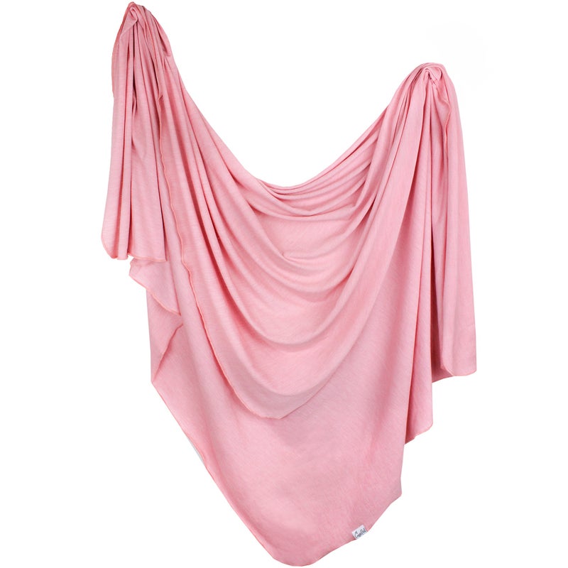 Copper Pearl Baby Swaddle Blanket - Premium Knit Baby Blanket, Large Soft Stretchy Receiving Blankets for Baby Girl, Swaddles for Newborn, Infant, and Toddler (Darling) - Image 1
