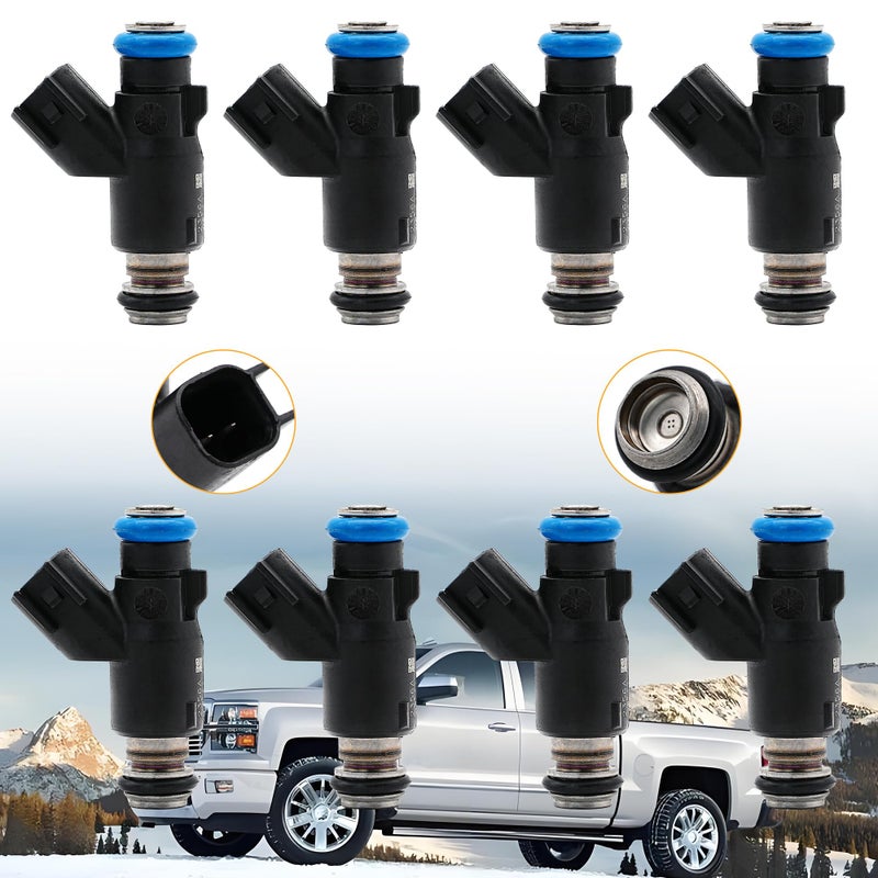 Fuel Injectors Compatible with Chevy 53L Tahoe Silverado Express 2010 2011 2012 2013 2014 For GMC 53 Yukon Xl Sierra CanyonReplaces 12587269 12613411
