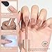 GAOY Nude Brown Gel Nail Polish, 16ml Soak Off Nautral Gel Polish for Nail Art DIY Manicure at Home, UV Light Cure Color 1505 - Image 3