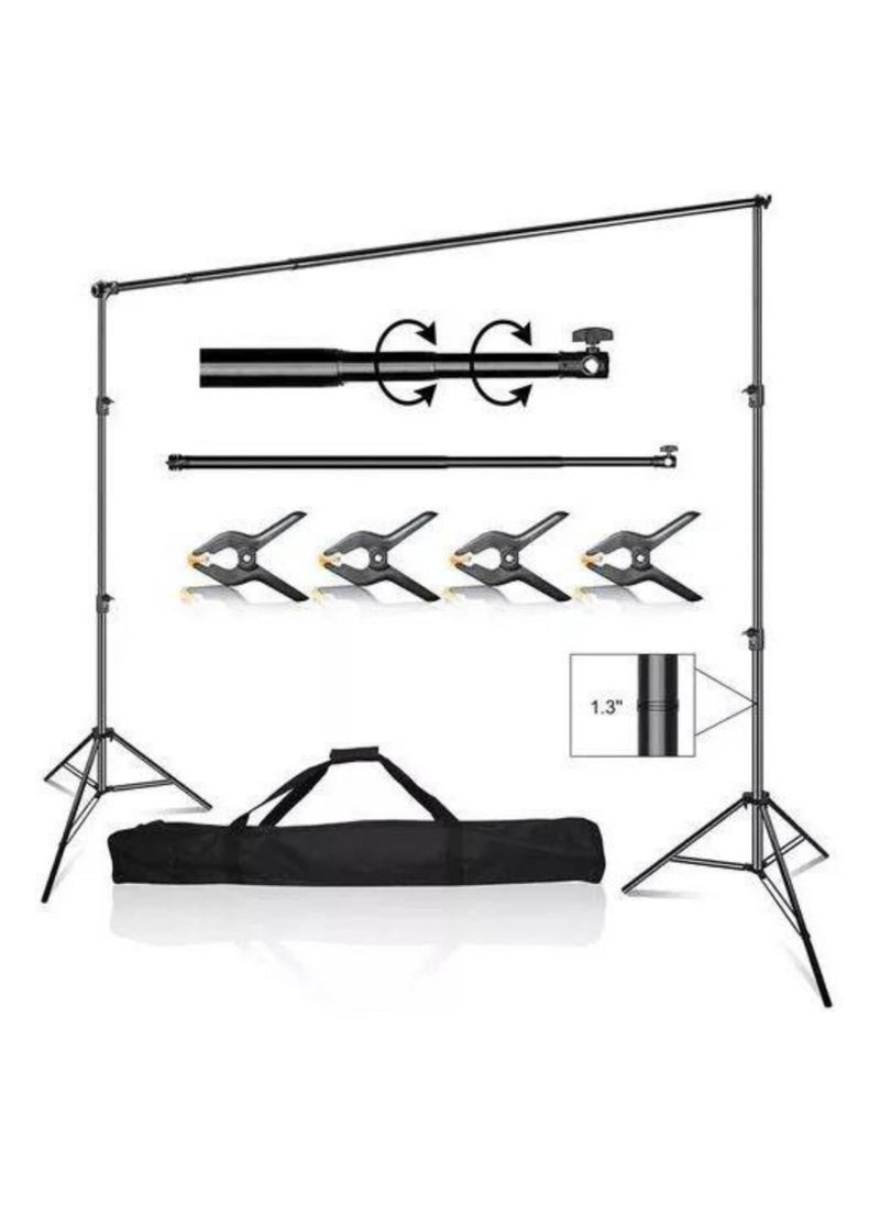 GenPro - Studio Backdrop Stand with 360° Rotation - Image 1