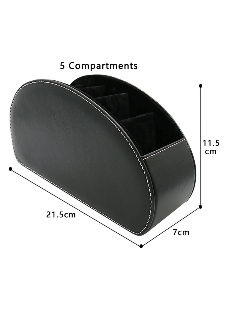 general Remote Control Holder and Organizer - Multifunctional Desk Storage Box with 5 Compartment - Image 2