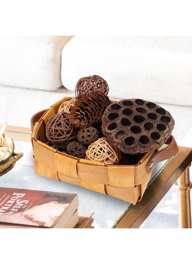 DomeStar - DomeStar 38PCS Pine Cone Set, Artificial Acorns Berry Craft and Natural Pinecones Ornament Pine Picks Fake Fruit Decor Fall Decorating Kit - Image 1