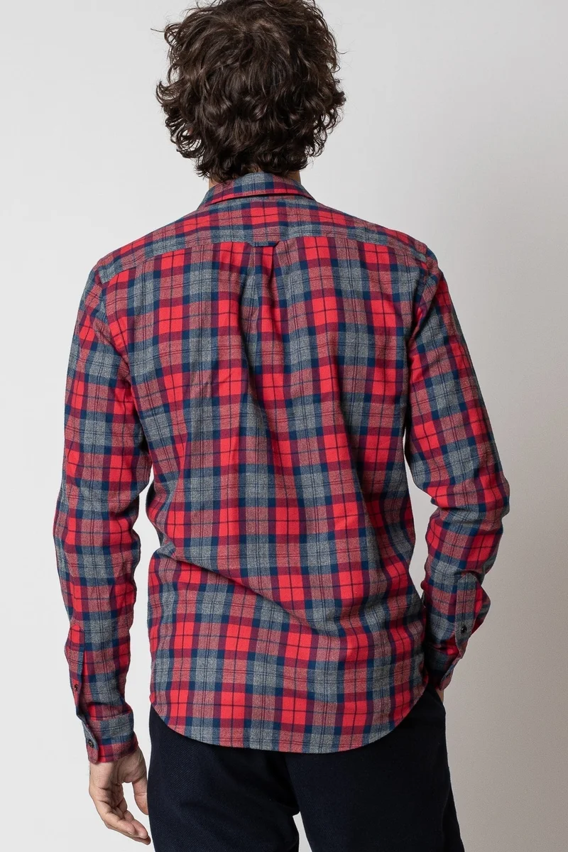 Jaqk Spirit Pio - Red Checkered Shirt