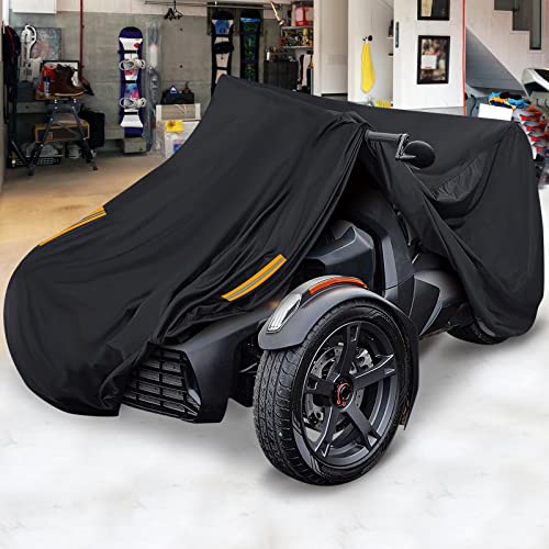 StarknightMT Ryker Cover, Full Cover Compatible with Can-Am Ryker 900 600 Sport Rally Edition All-Weather Ryker Bike Cover for Indoor Outdoor Snow Rain Dust Sun Protection Ryker Accessories - Image 1