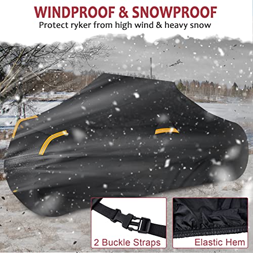 StarknightMT Ryker Cover, Full Cover Compatible with Can-Am Ryker 900 600 Sport Rally Edition All-Weather Ryker Bike Cover for Indoor Outdoor Snow Rain Dust Sun Protection Ryker Accessories - Image 4