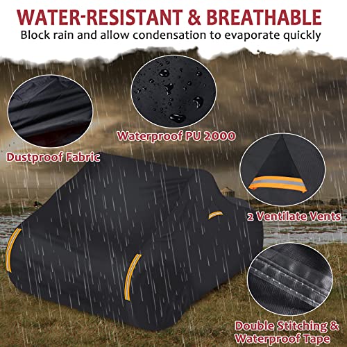 StarknightMT Ryker Cover, Full Cover Compatible with Can-Am Ryker 900 600 Sport Rally Edition All-Weather Ryker Bike Cover for Indoor Outdoor Snow Rain Dust Sun Protection Ryker Accessories - Image 2