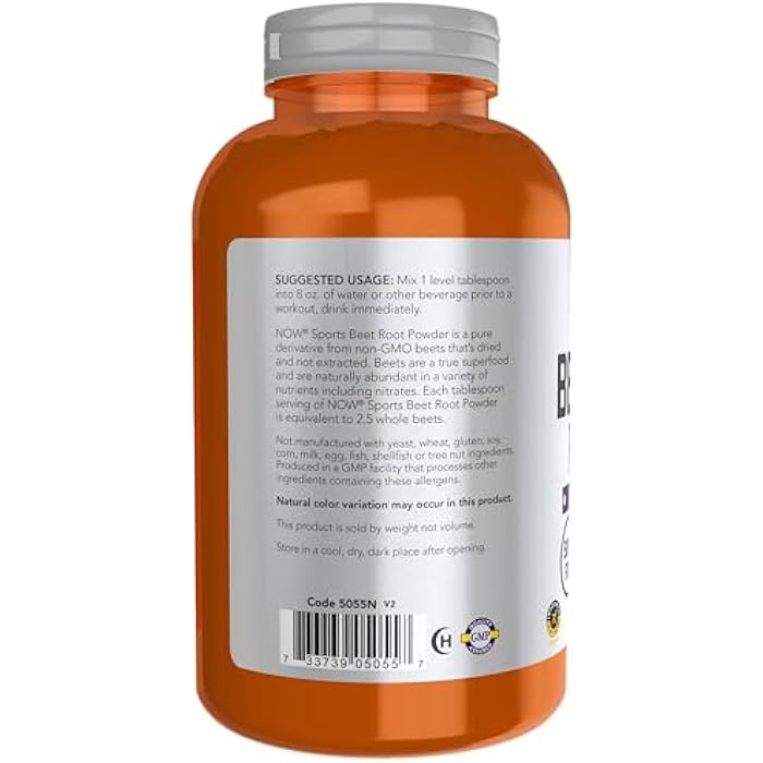 now Sports Nutrition, Beet Root Powder, Super Food With Naturally Occurring Nitrates, 12-Ounce - Image 3