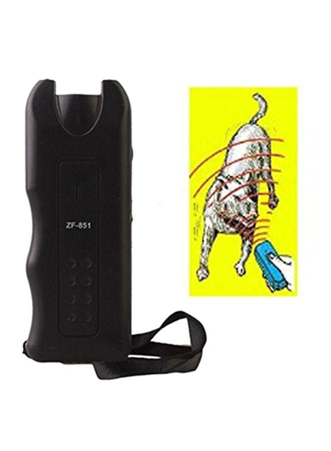 NIBEMINENT Portable Handheld LED Ultrasonic Dog Repeller Control Trainer Black 4.5 x 12.5 1.5cm - Image 4