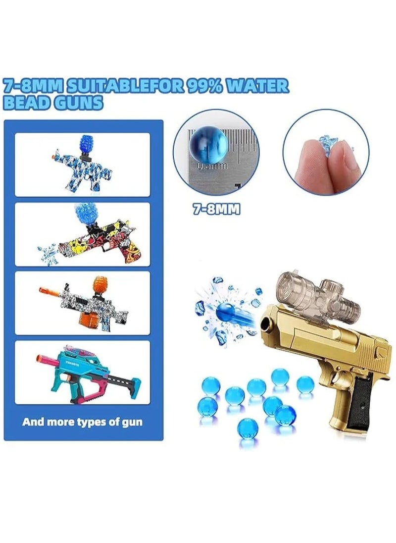 Beauenty - Gel Balls Blaster Ammo 7-8mm(6 Pack,180000 Pcs), Gel Water Blaster Refill Ammo for Splat Gun, Gel Bullets for Splat Ball Blaster, Made of Non-Toxic Eco Friendly Material - Image 1