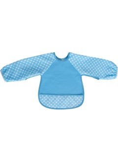 Sevi Bebe Eco Food Bib with Sleeves Art-54 Blue