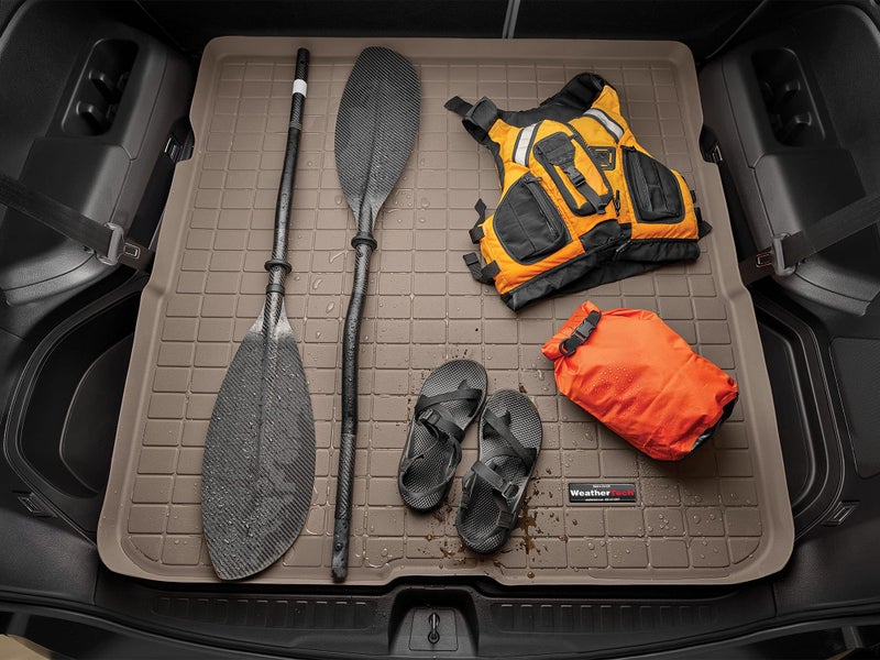 WeatherTech بطانة صندوق الأمتعة WeatherTech لسيارة VW Taos - خلف الصف الثاني (401421) أسود - Image 5