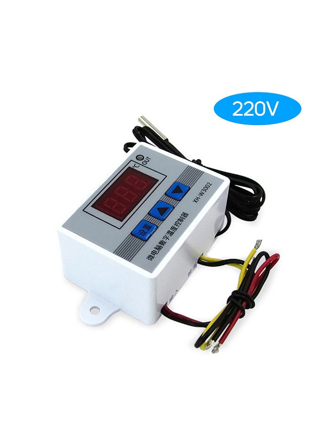 XH-W3002 Intelligent Led Digital Microcomputer Temperature Controller Mini Thermostat Switch with Water-resistant Sensor Probe