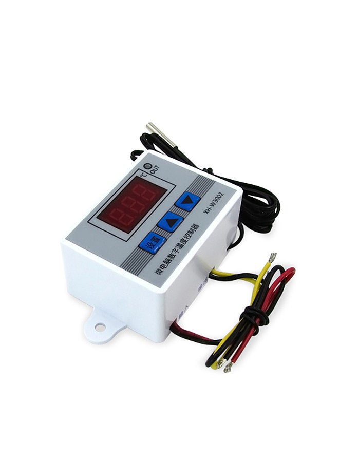 XH-W3002 Intelligent Led Digital Microcomputer Temperature Controller Mini Thermostat Switch with Water-resistant Sensor Probe