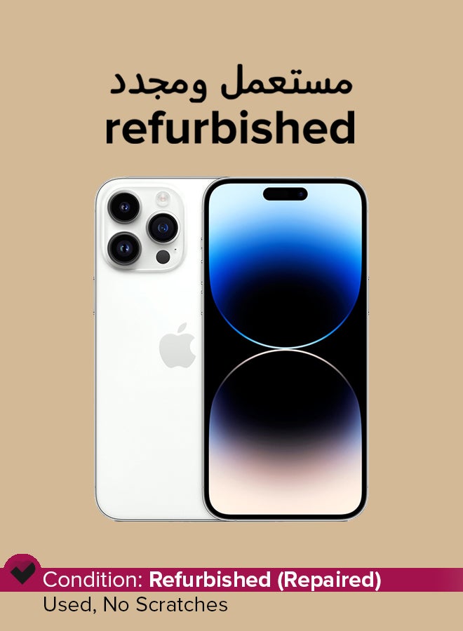 Apple Refurbished - iPhone 14 Pro 128GB Silver 5G With Facetime - Image 1