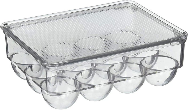 Sygnius Acrylic Covered Egg Storage Box or Egg Trays for Refrigerator - Image 2