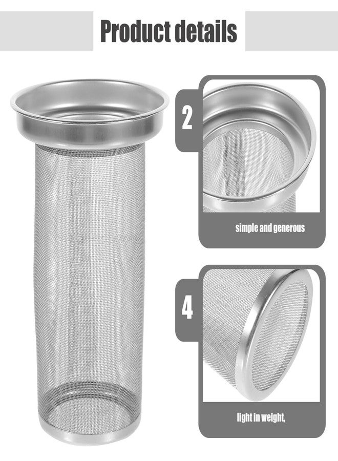 Luxshiny Stainless Steel Tea Infuser Strainer for Loose Leaf Tea Fine Mesh Filter with Evenly Distributed Holes Compact 4.84X2.99X2.99 Inch Filter for Home Tearoom and Restaurant Use - Image 5