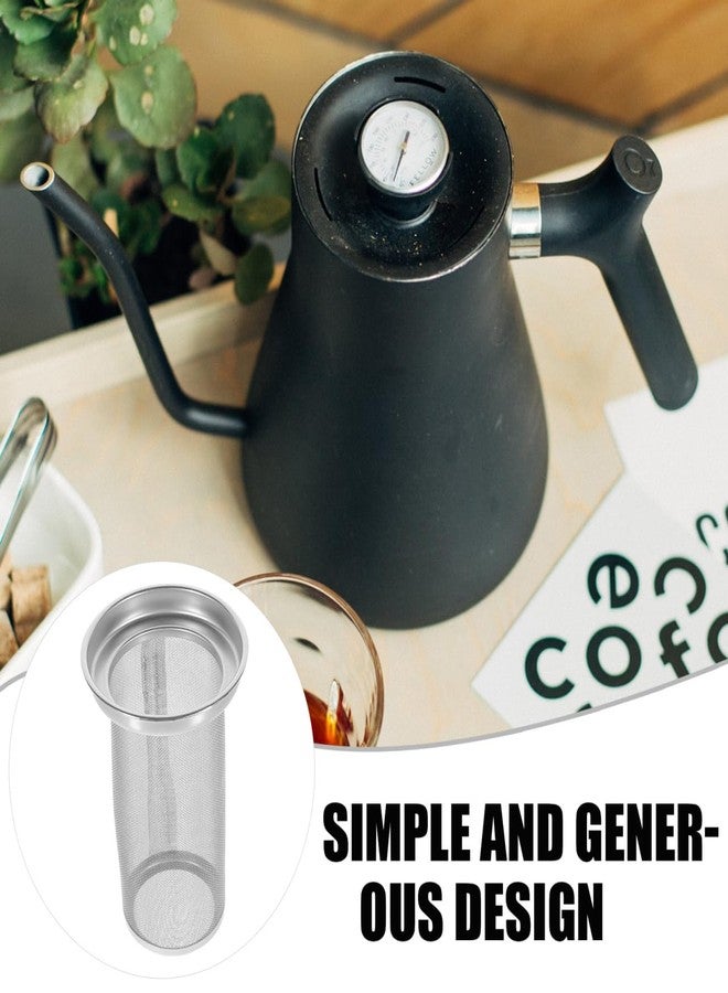 Luxshiny Stainless Steel Tea Infuser Strainer for Loose Leaf Tea Fine Mesh Filter with Evenly Distributed Holes Compact 4.84X2.99X2.99 Inch Filter for Home Tearoom and Restaurant Use - Image 3