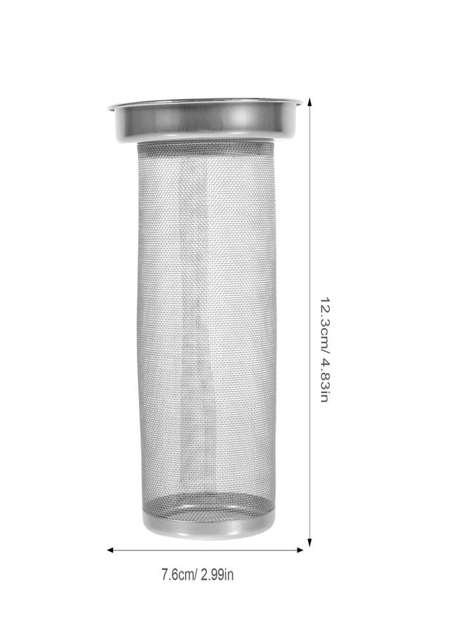 Luxshiny Stainless Steel Tea Infuser Strainer for Loose Leaf Tea Fine Mesh Filter with Evenly Distributed Holes Compact 4.84X2.99X2.99 Inch Filter for Home Tearoom and Restaurant Use - Image 2