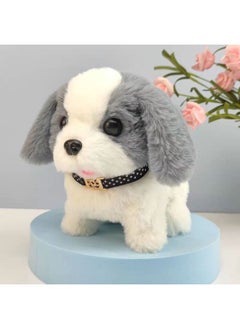 Generic Plush Electric Puppy Children's Toy Simulation Husky Dog Can Walk And Call Voice Baby Boys And Girls Ann-Color:Motor Xiaofenfen ♢-Specifications:+♢  - Image 2