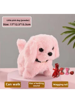 Generic Plush Electric Puppy Children's Toy Simulation Husky Dog Can Walk And Call Voice Baby Boys And Girls Ann-Color:Motor Xiaofenfen ♢-Specifications:+♢  - Image 1