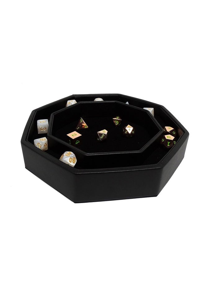Easy Roller Dice Co. 8 Inch Dice Tray With Lid And Dice Staging Area Tabletop Dice Games (Celtic Knot Dragon)  - Image 5