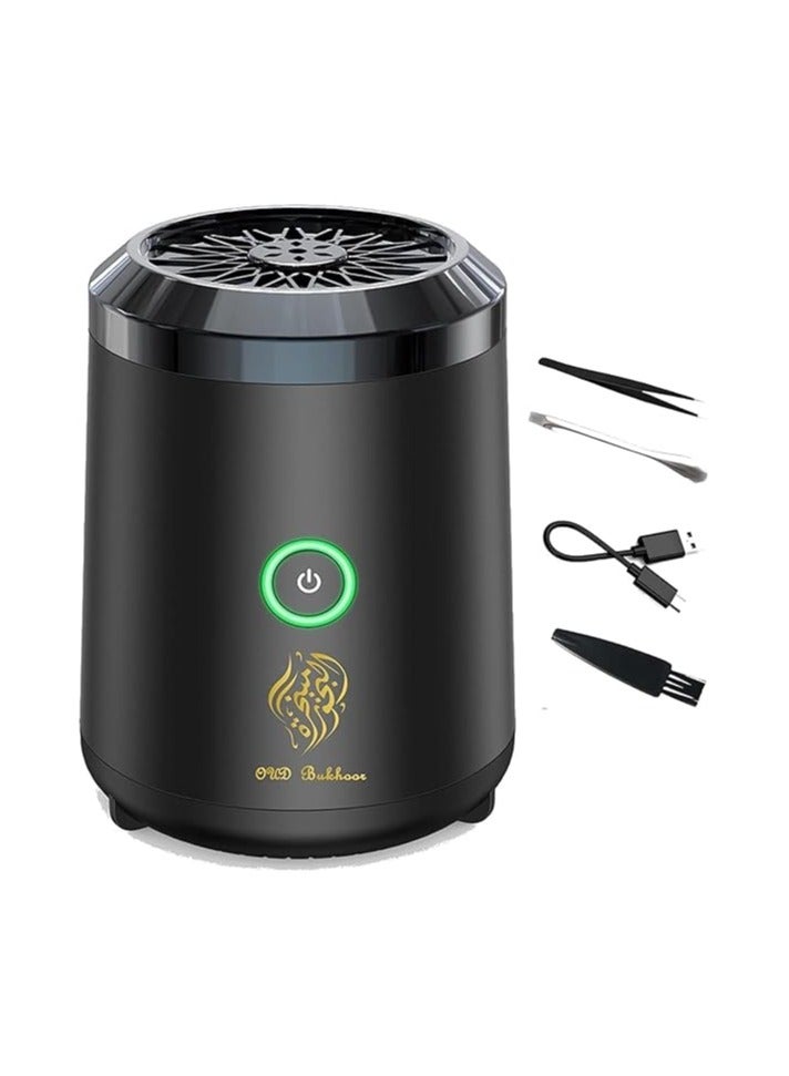 Smart Bakhoor Burner, Portable, Premium Quality, Electric Oud Incense Burner, Rechargeable USB Aroma Diffuser, Car Bukhoor, Electronic Bakhoor Burner, for Home, Car  - Image 1