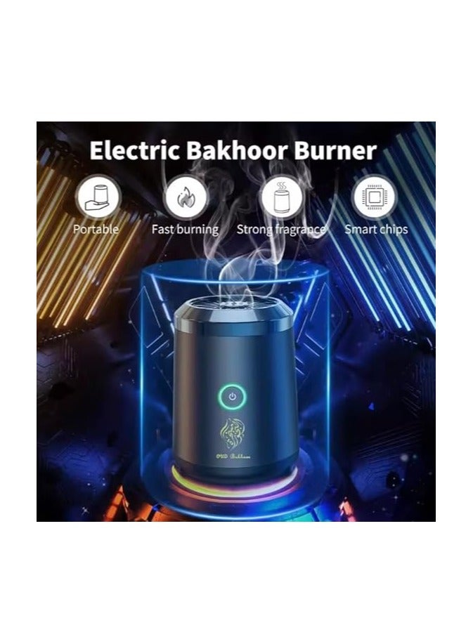 Smart Bakhoor Burner, Portable, Premium Quality, Electric Oud Incense Burner, Rechargeable USB Aroma Diffuser, Car Bukhoor, Electronic Bakhoor Burner, for Home, Car  - Image 2