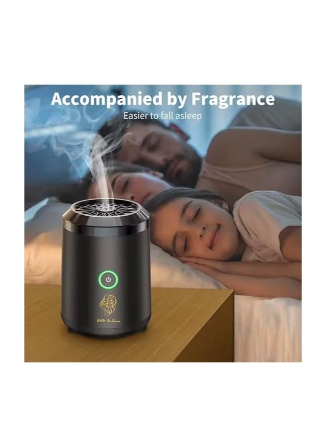 Smart Bakhoor Burner, Portable, Premium Quality, Electric Oud Incense Burner, Rechargeable USB Aroma Diffuser, Car Bukhoor, Electronic Bakhoor Burner, for Home, Car  - Image 5