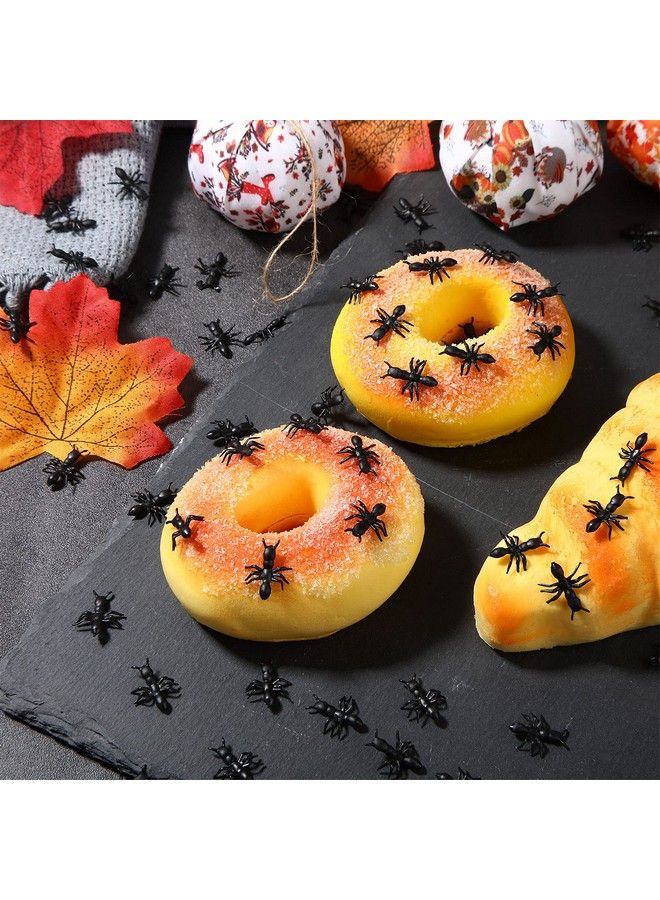 Sumind 400 Pieces Fake Ants Prank Plastic Black Ant Realistic Ant Halloween Joke Toys For Halloween Party Decoration Supplies April Fool'S Day Props - Image 5