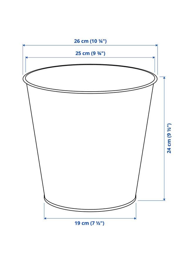 Zaboon Plant Pot, Brass-Colour, 24 Cm - Image 5