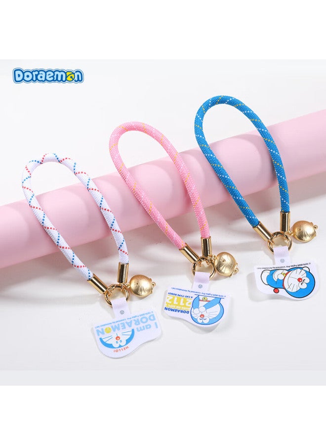 Rock Doraemon Phone Wrist Strap Short Woven Anti-theft Anti-lost Durable Portable Cute Cartoon Uni Sweet Moment - Image 3