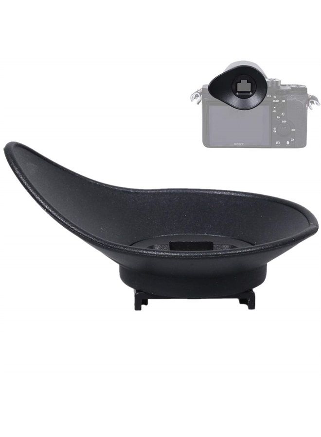 JJC Oval Rotatable Camera Eyecup Eyepiece Viewfinder Eyeshade for Sony A9II A7RIV A7RIII A7III A7RII A7SII A7II A7 A7S A7R Mark IV III II A7M3 A9 A58 A99II Replaces Sony FDA-EP18 FDA-EP16 FDA-EP15 Eye Cup - Image 1