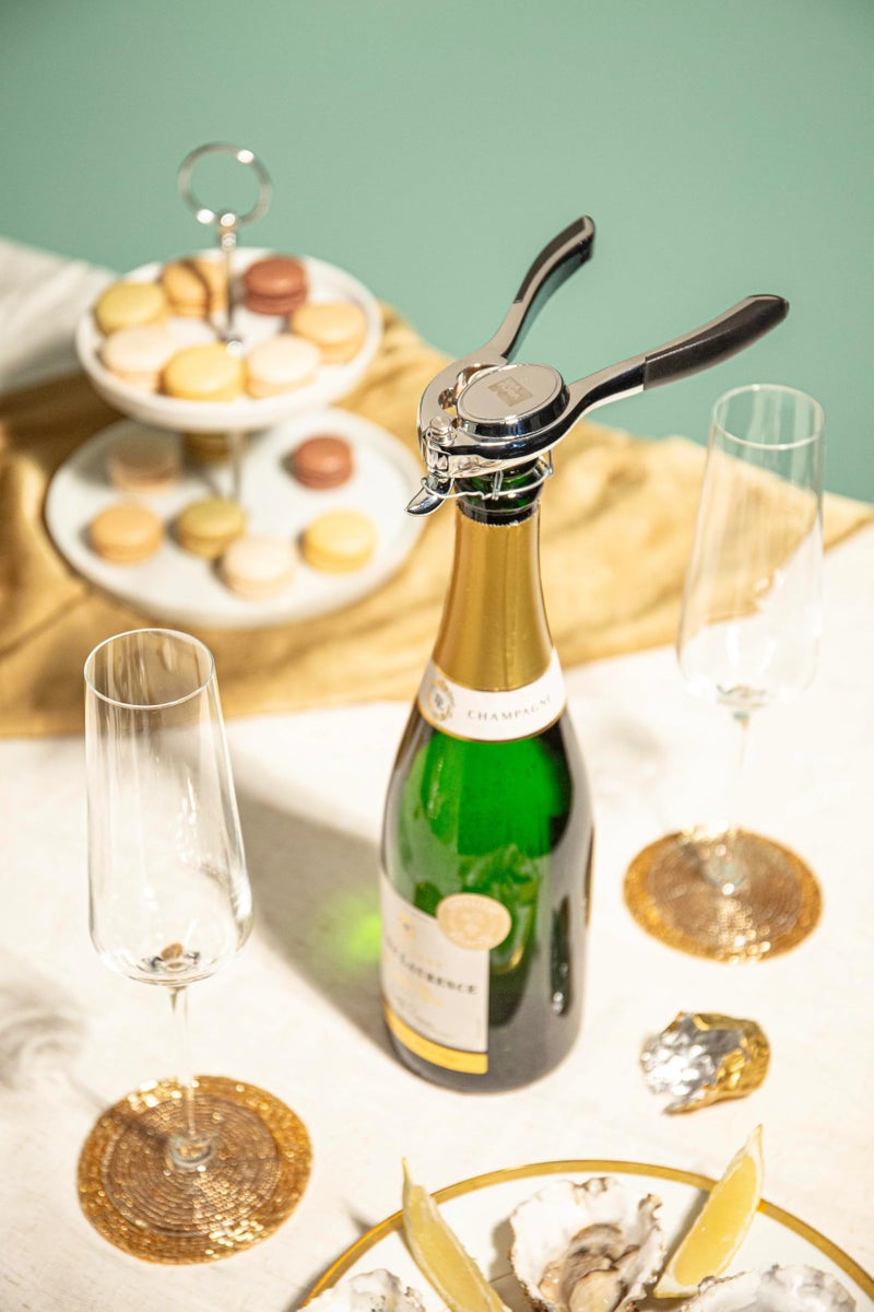 Vacu Vin Champagne Bottle Opener, Stainless Steel - Image 5
