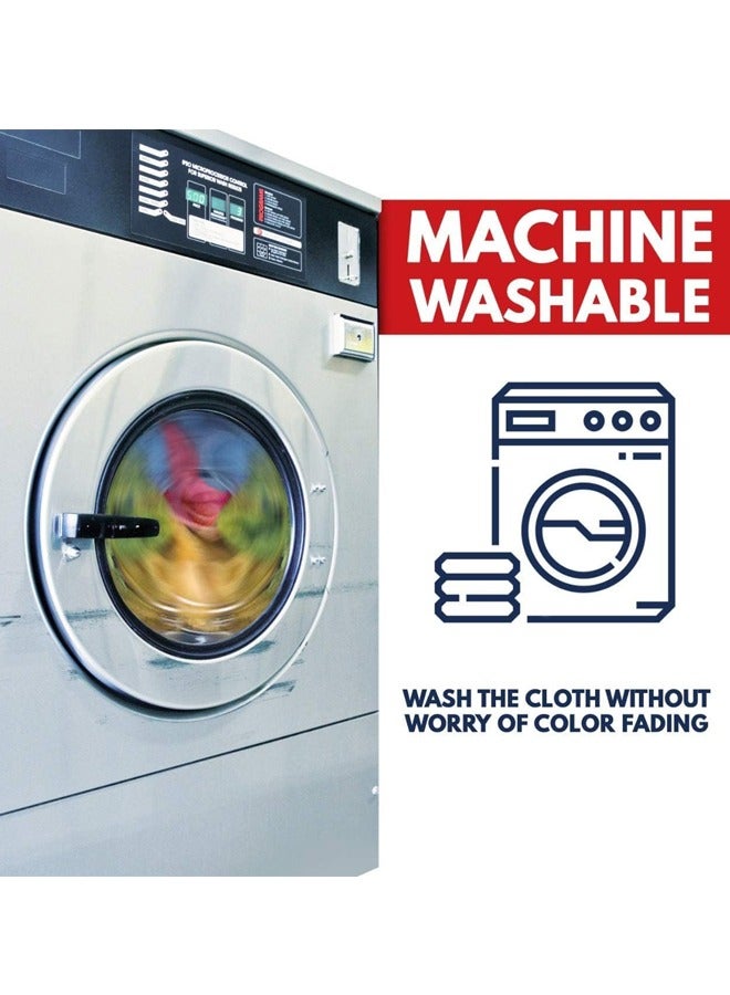 Microfiber Cleaning Cloth - 10Pcs (30*30cm) High Performance - 1200 Washes, Ultra Absorbent Weave Trap Grime & Liquid for Streak-Free Mirror Shine, Scratch Proof & Lint Free Cloth - Image 3