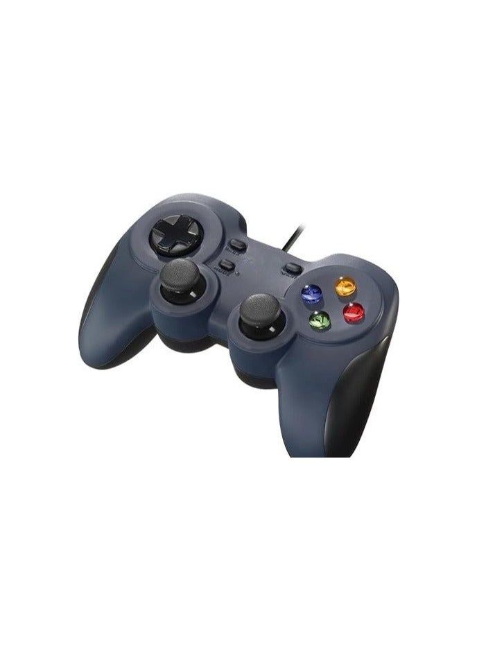 Wired USB Game Controller – Blue Color – Comfortable Design for PC Gaming - Image 1